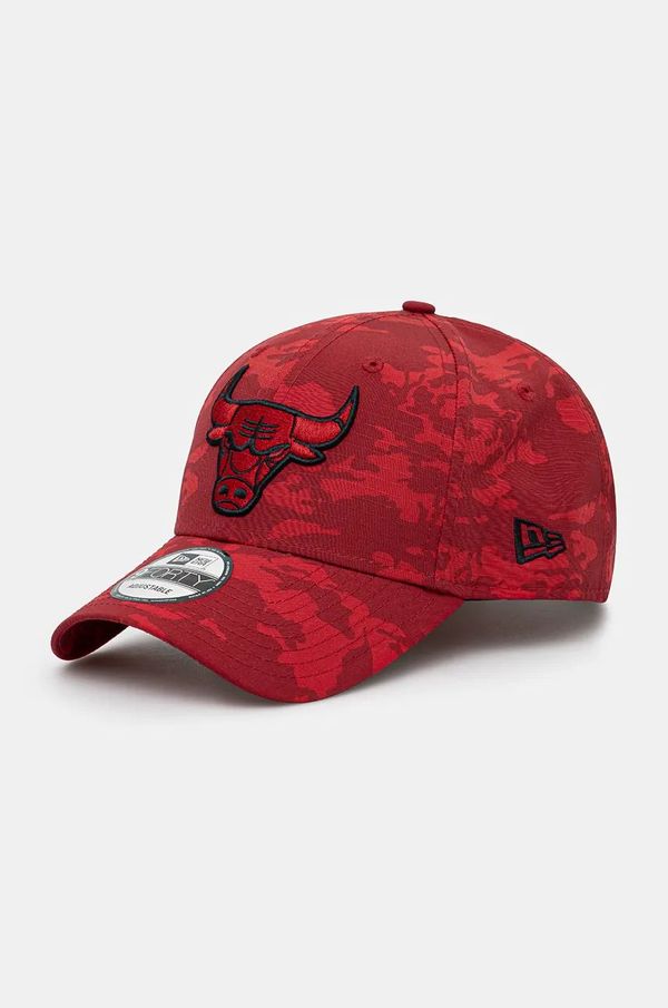 New Era Kapa sa šiltom New Era TONAL CAMO AOP 9FORTY CHICAGO BULLS boja: crvena, s uzorkom, 60565360