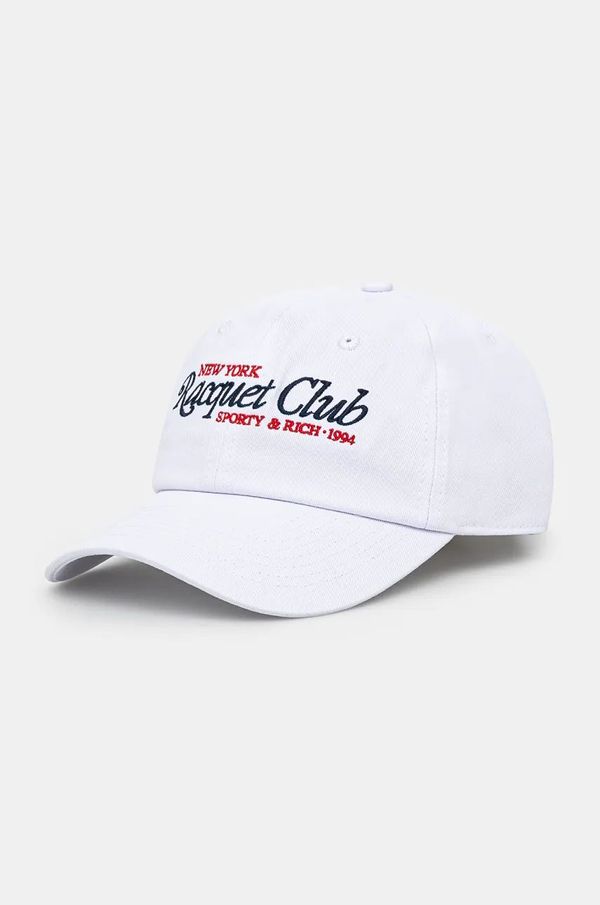 Sporty & Rich Kapa sa šiltom Sporty & Rich 94 Racquet Club boja: bijela, s aplikacijom, AC039S406RW