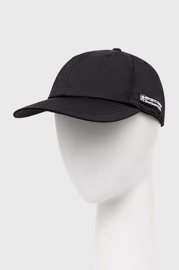 Sporty & Rich Kapa sa šiltom Sporty & Rich Good Health Cap boja: crna, s aplikacijom, AC001S405GB