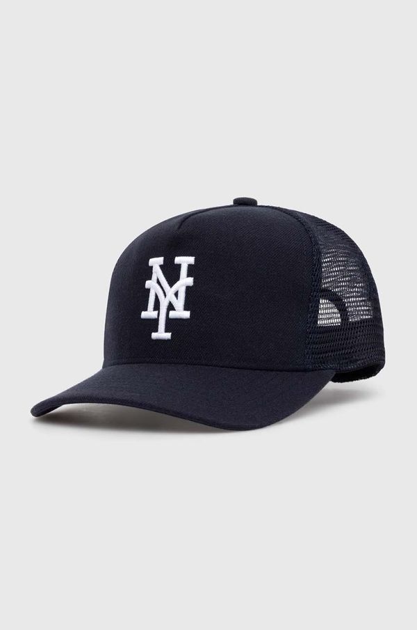 STAMPD Kapa sa šiltom STAMPD NY Trucker Hat boja: tamno plava, s aplikacijom, SLA-U3411HT-NVY