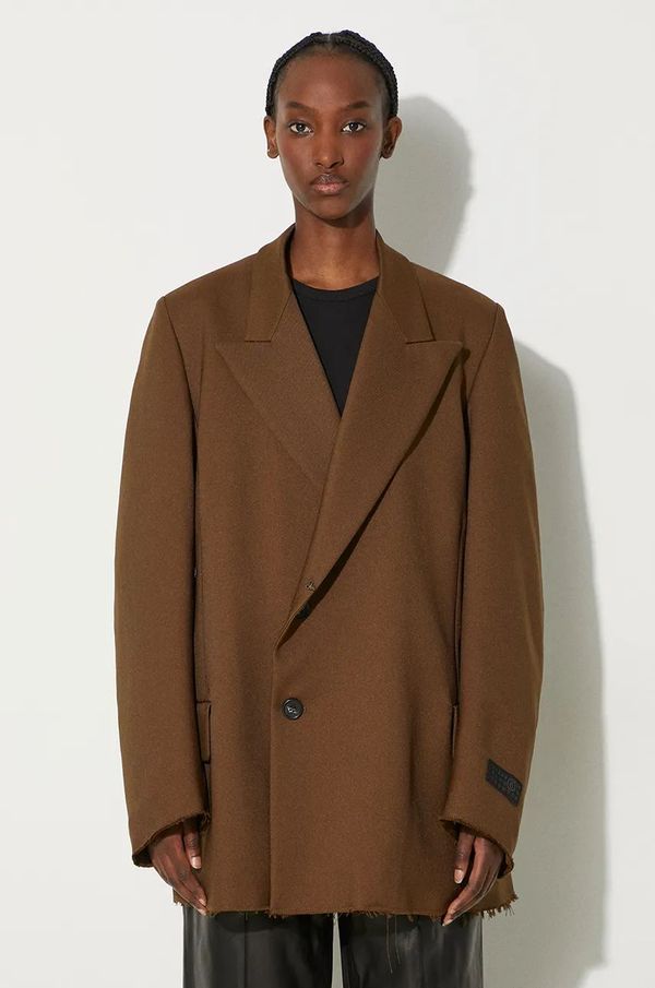 MM6 Maison Margiela Kaput MM6 Maison Margiela boja: zelena, za prijelazno razdoblje, S62BN0106.M35222