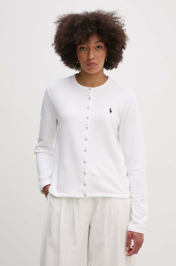 Polo Ralph Lauren Kardigan Polo Ralph Lauren za žene, boja: bijela, lagani, 211941177