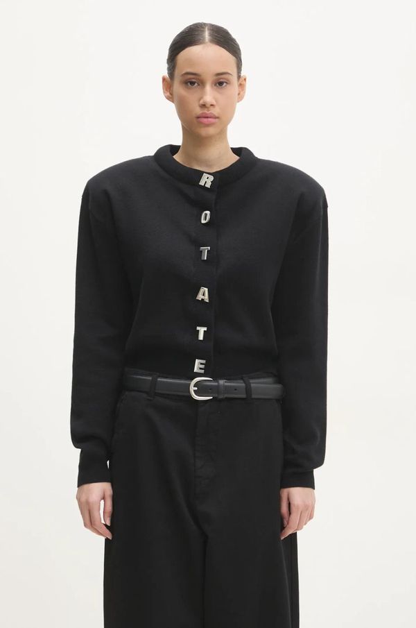 Rotate Kardigan s primjesom kašmira Rotate boja: crna, 113854100