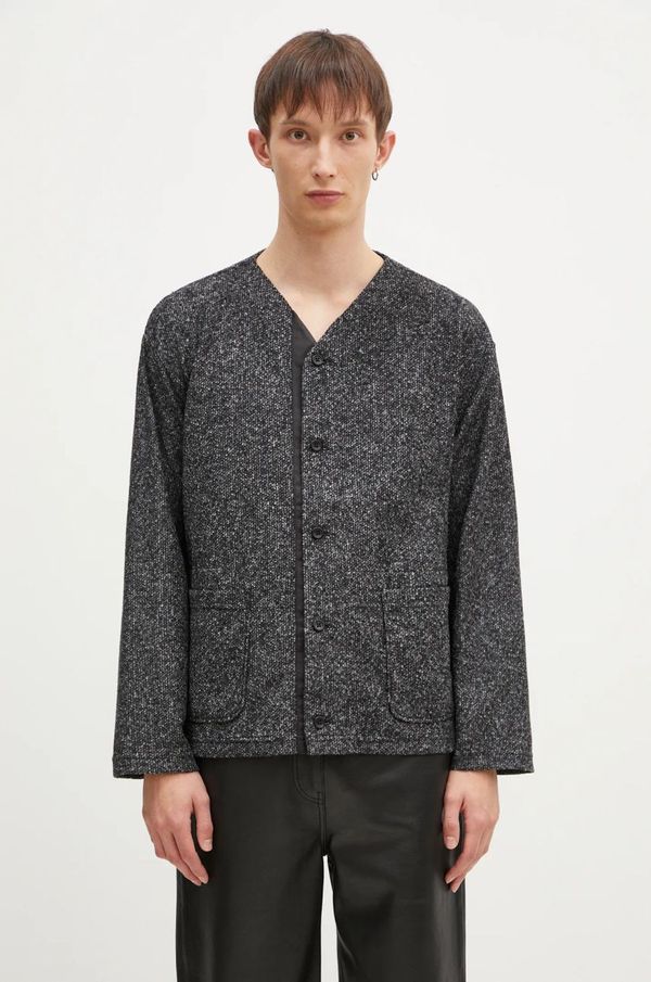 Engineered Garments Kardigan s primjesom vune Engineered Garments Knit Cardigan boja: siva, 24F1B030