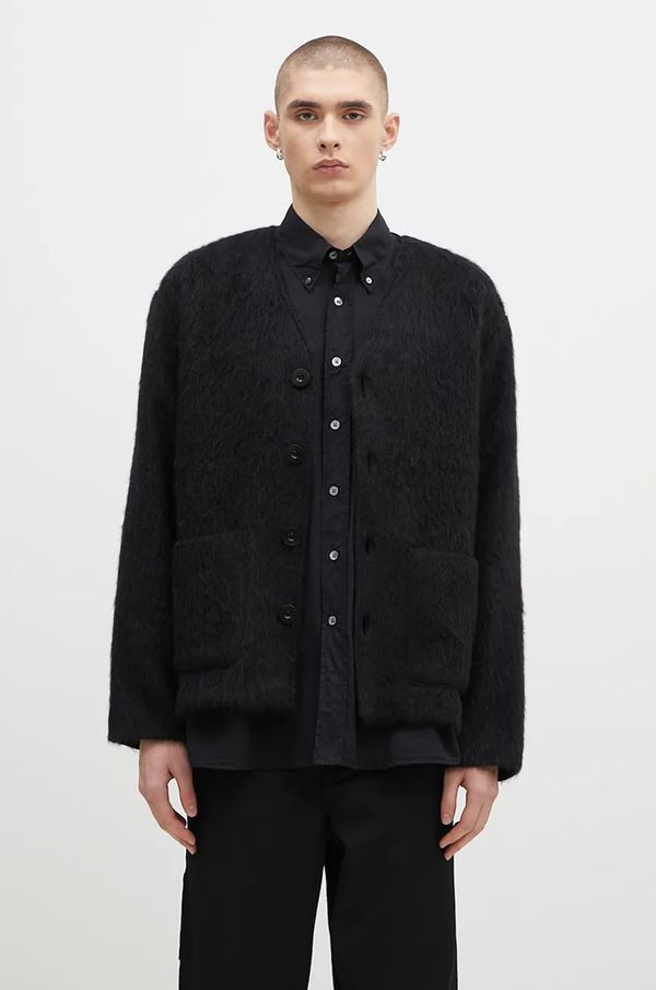Our Legacy Kardigan s primjesom vune Our Legacy Cardigan boja: crna, M4206CBM