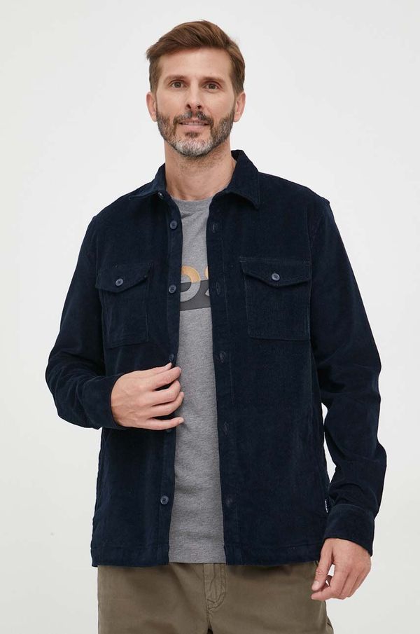 Barbour Košulja Barbour za muškarce, boja: tamno plava, regular, s klasičnim ovratnikom