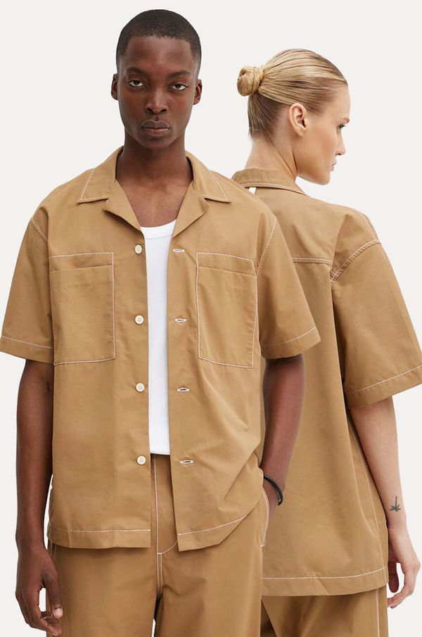 Sunnei Košulja Sunnei boja: bež, relaxed, s klasičnim ovratnikom, RTWXSHR004