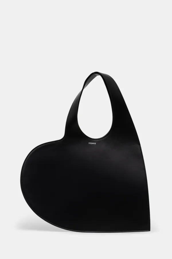 coperni Kožna torba Coperni Heart Tote boja: crna, COPBA14405