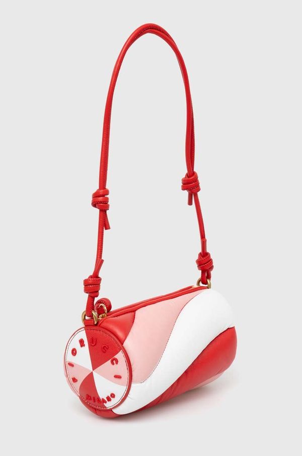 Fiorucci Kožna torba Fiorucci Tricolor Leather Mini Mella Bag boja: crvena, U01FPABA002LE04MU01
