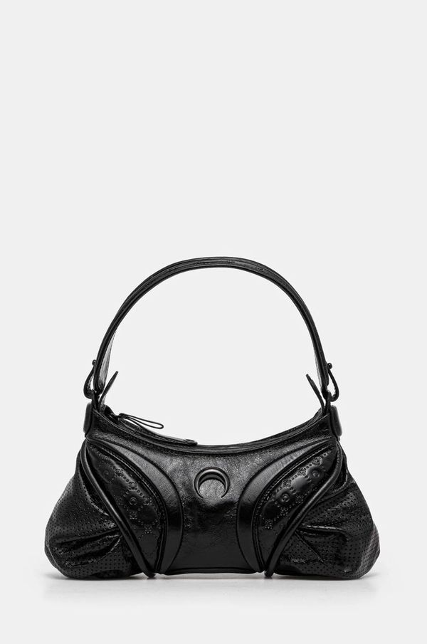 Marine Serre Kožna torba Marine Serre Moonogram Embossed Leather Futura boja: crna, WBA010A.CLEA0051