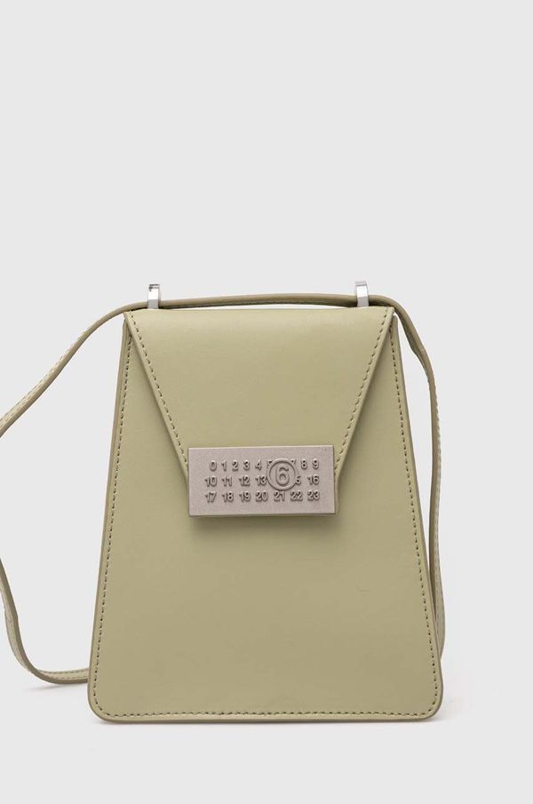 MM6 Maison Margiela Kožna torba MM6 Maison Margiela boja: zelena, SB5WG0018
