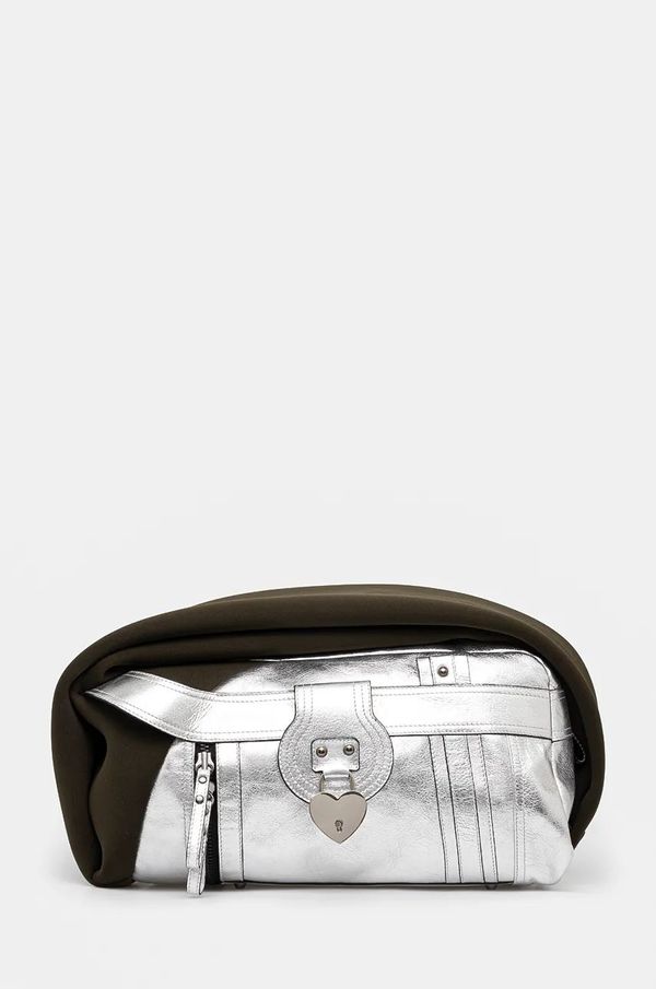 Ottolinger Kožna torba Ottolinger Neoprene Leather Bag boja: srebrna, 2227210110