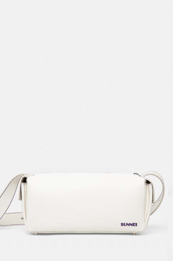 Sunnei Kožna torba Sunnei boja: bijela, MACCWBAG017