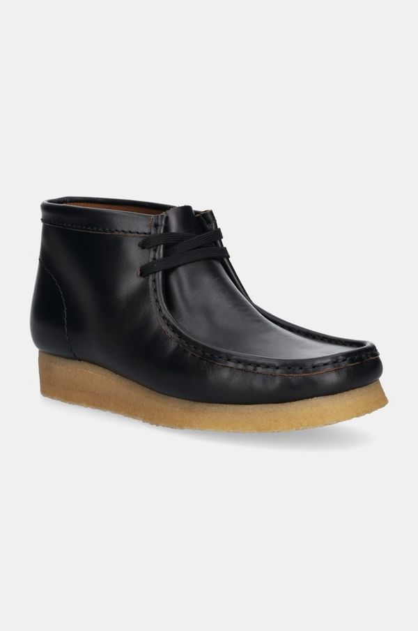 Clarks Originals Kožne cipele Clarks Originals Wallabee Boot za muškarce, boja: crna, 26179167