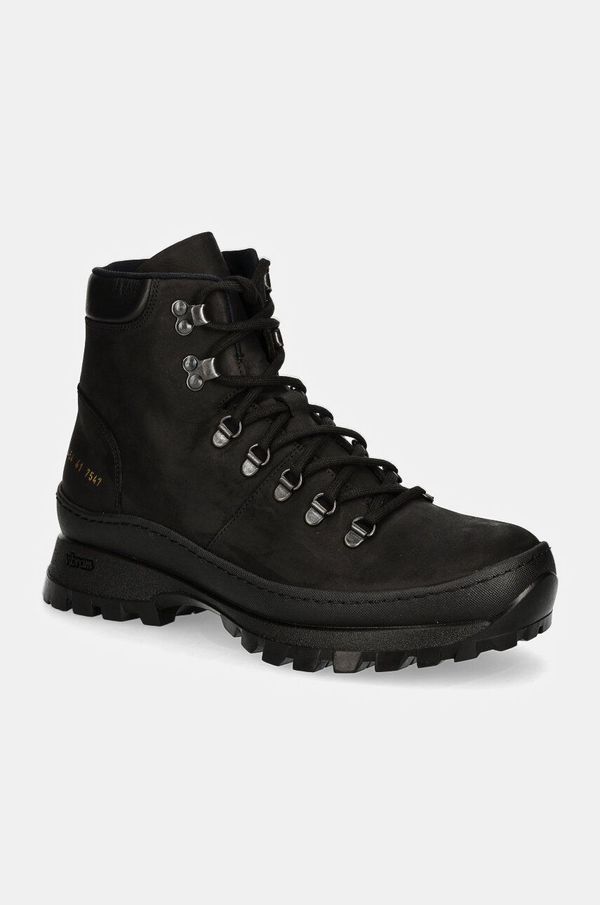 Common Projects Kožne čizme Common Projects Hiking Boot za muškarce, boja: crna, 2454