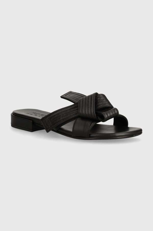 Kenzo Kožne natikače Kenzo Oki Leather Mules za žene, boja: crna, FE62MU125L79.99