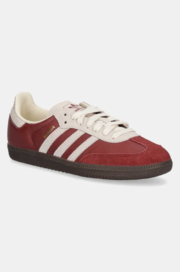 adidas Originals Kožne tenisice adidas Originals Samba OG boja: bordo, JI3216