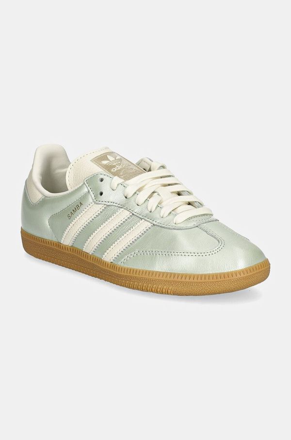 adidas Originals Kožne tenisice adidas Originals Samba OG W boja: tirkizna, IG1965