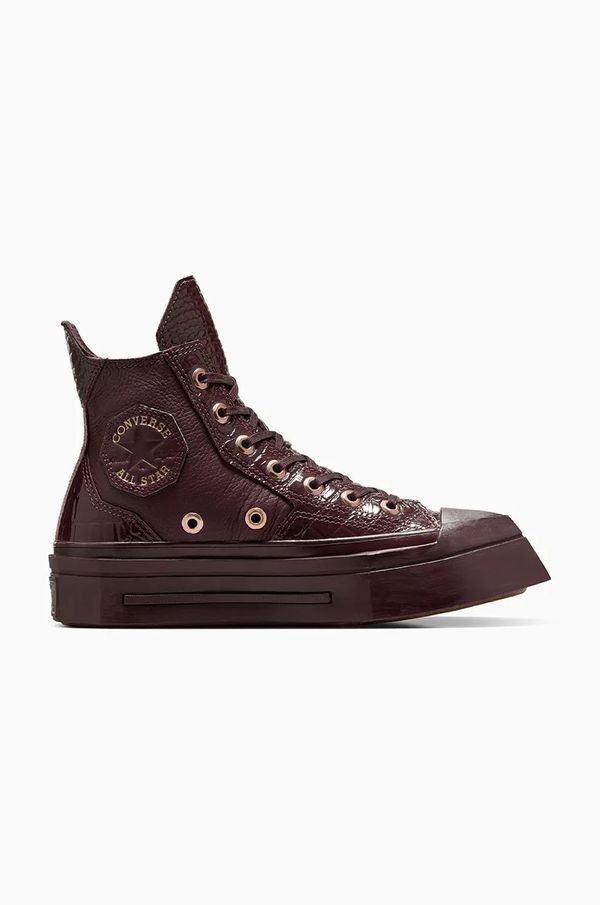 Converse Kožne tenisice Converse Chuck 70 DE Luxe Squared za žene, boja: bordo, A10039C
