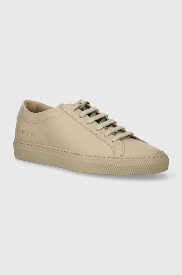 Common Projects Kožne tenisice Han Kjøbenhavn Original Achilles Low boja: bež, 3701