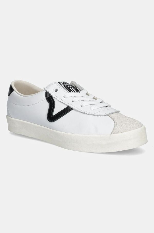 Vans Kožne tenisice Vans Premium Classics LX Sport Low 73 boja: bijela, VN000D2JBLK1