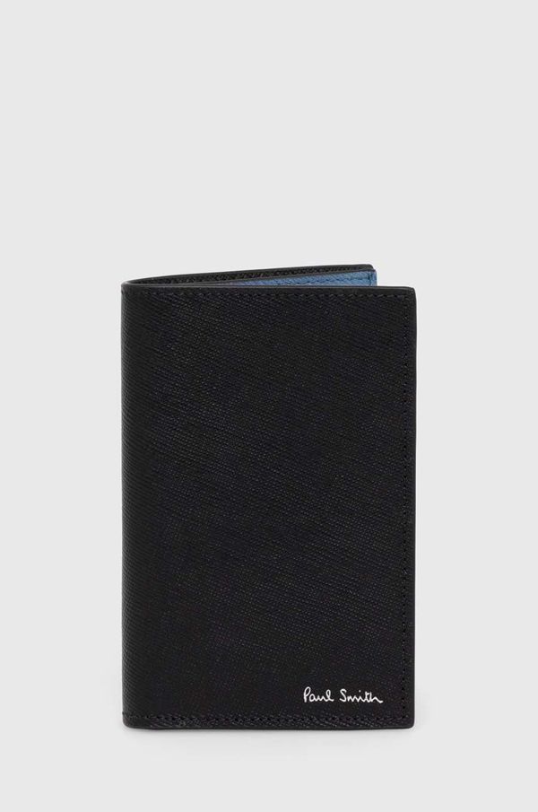 Paul Smith Kožni novčanik Paul Smith za muškarce, boja: crna, M1A-4774-NMFUJI