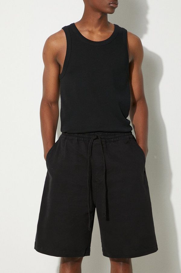 Carhartt WIP Kratke hlače Carhartt WIP Floyde Short za muškarce, boja: crna, I033587.89GD