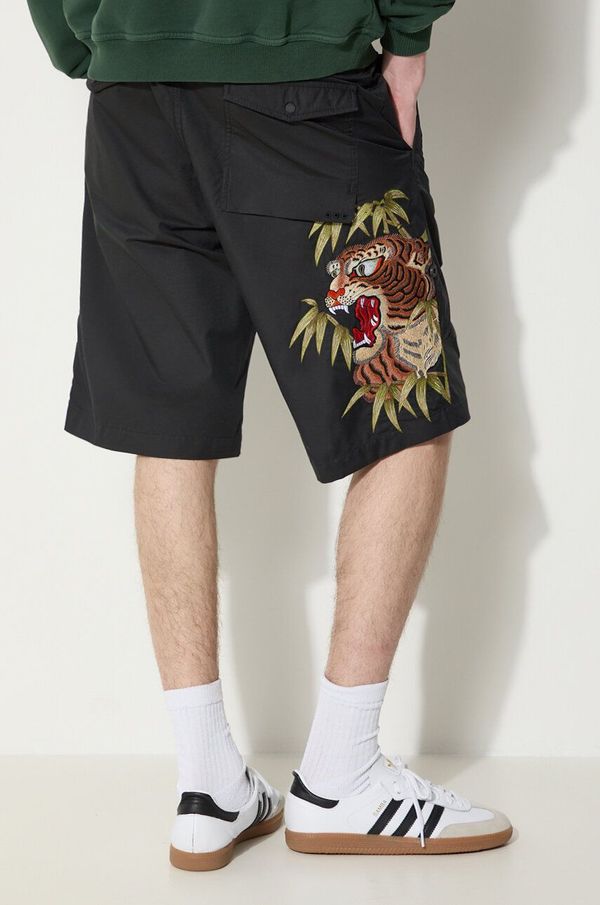 Maharishi Kratke hlače Maharishi Maha Tiger Loose Snoshorts za muškarce, boja: crna, 5099.BLACK