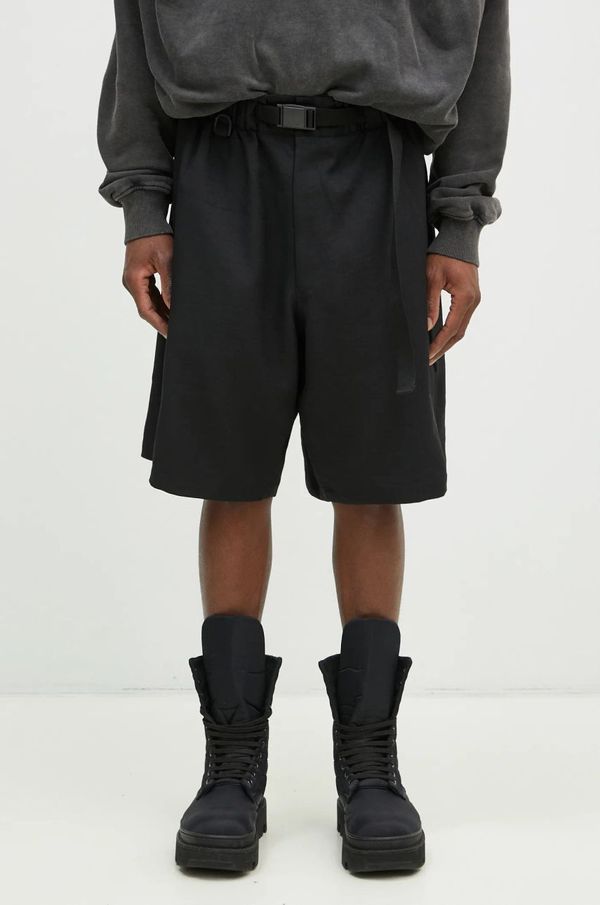 Y-3 Kratke hlače Y-3 Sport Uniform 3-Stripe Shorts za muškarce, boja: crna, JN7038