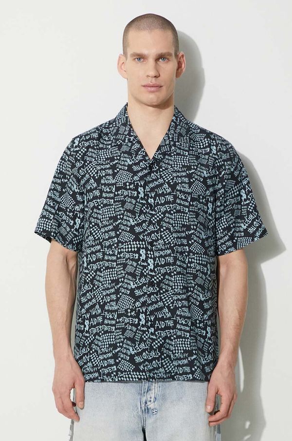KSUBI Košulja KSUBI heroism ss shirt za muškarce, boja: crna, regular, MPS24SH013