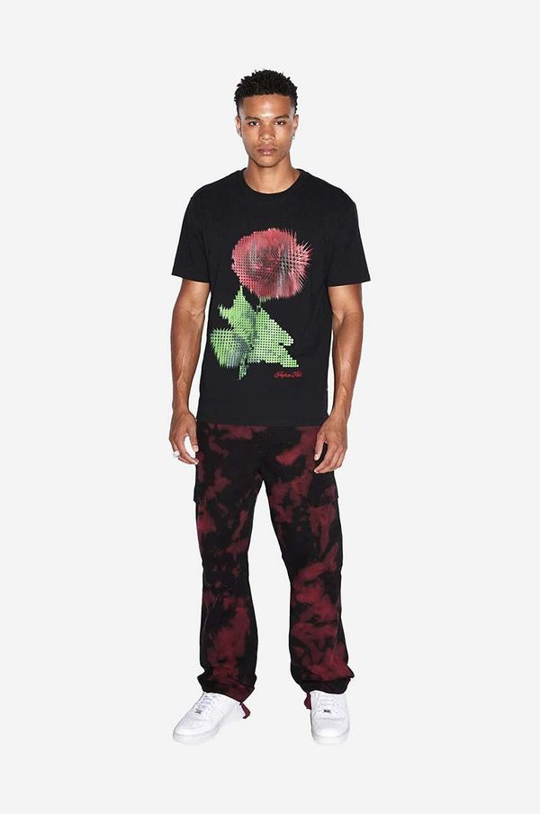 KSUBI Pamučna majica KSUBI boja: crna, s tiskom, MSP23TE014-BLACK