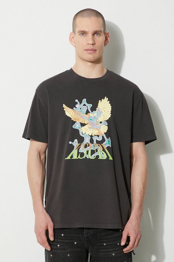 KSUBI Pamučna majica KSUBI flight biggie ss tee za muškarce, boja: siva, s tiskom, MPS24TE011