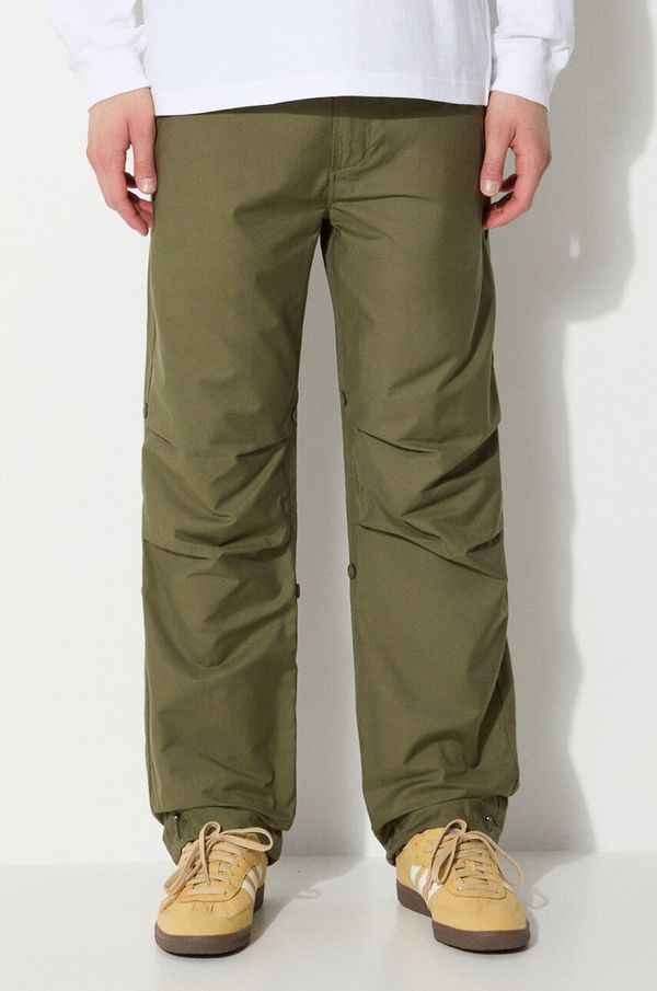 Maharishi Hlače Maharishi Original Dragon Snopants za muškarce, boja: zelena, ravni kroj, 5063.OLIVE