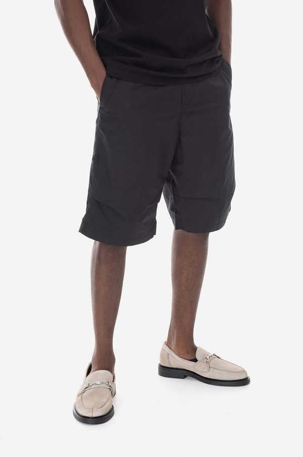 Maharishi Kratke hlače Maharishi Eagle Vs. Snake Embroidered Snoshorts za muškarce, boja: crna, 4025.BLACK-BLACK