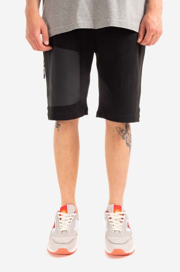 Maharishi Kratke hlače Maharishi Trek Sweatshorts OCS 450 za muškarce, boja: crna, 8067BLACK-BLACK
