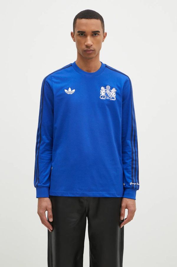 adidas Majica dugih rukava adidas Manchester United GB Jsyls za muškarce, s aplikacijom, IV7536