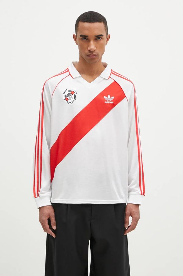 adidas Majica dugih rukava adidas River Plate 1994 za muškarce, boja: bijela, s uzorkom, IV7546