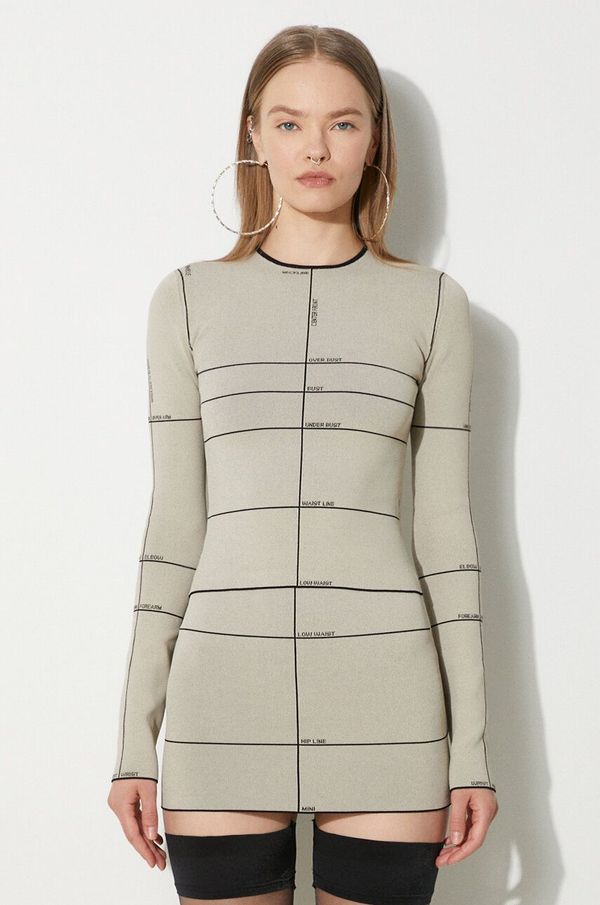 Vetements Majica dugih rukava Maison Kitsuné Mannequin Knit Top za žene, boja: bež, WE64KN330O