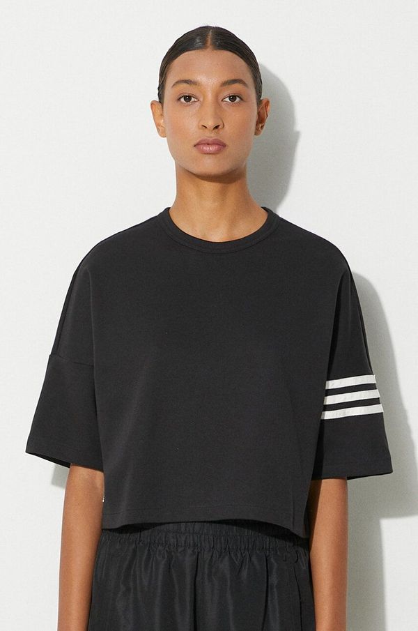 adidas Originals Majica kratkih rukava adidas Originals Neuclassics za žene, boja: crna, IW5603