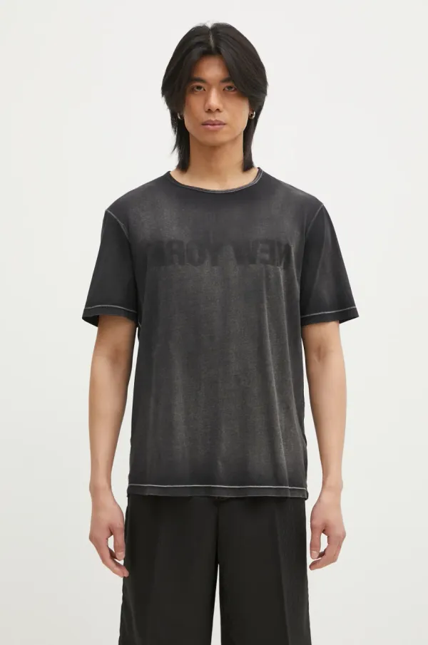 Helmut Lang Majica kratkih rukava Carhartt WIP New York Tee.Garment za muškarce, boja: crna, s uzorkom, O10HM508
