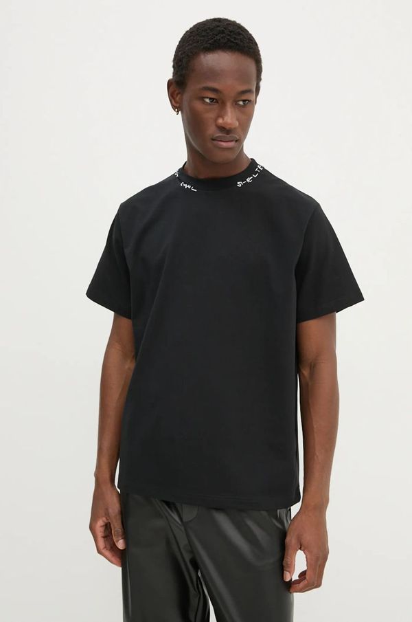 HELIOT EMIL Majica kratkih rukava Heliot Emil boja: crna, bez uzorka, AW24.M.09.127.BLK01