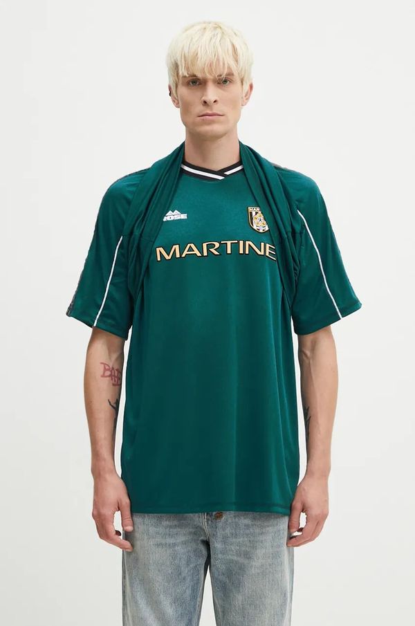 Martine Rose Majica kratkih rukava Martine Rose Celebration Football Top boja: zelena, s aplikacijom, 135JT01400