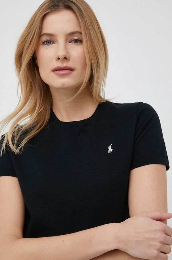 Polo Ralph Lauren Majica kratkih rukava Polo Ralph Lauren za žene, boja: crna, 211891673