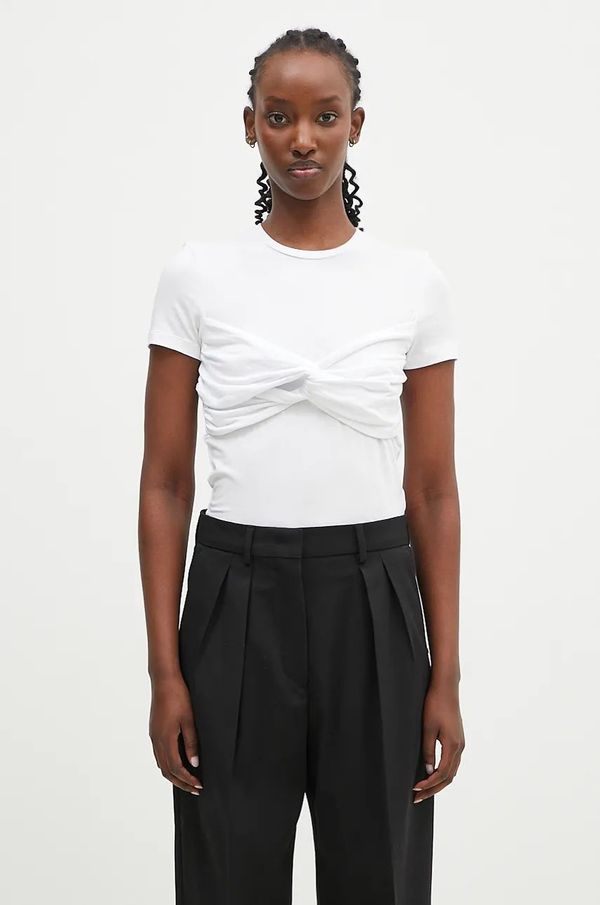 Rotate Majica kratkih rukava Rotate Fitted Twisted za žene, boja: bijela, 112877400