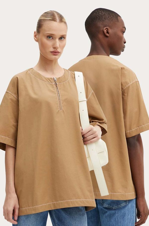 Sunnei Majica kratkih rukava Sunnei boja: bež, bez uzorka, RTWXTOP003