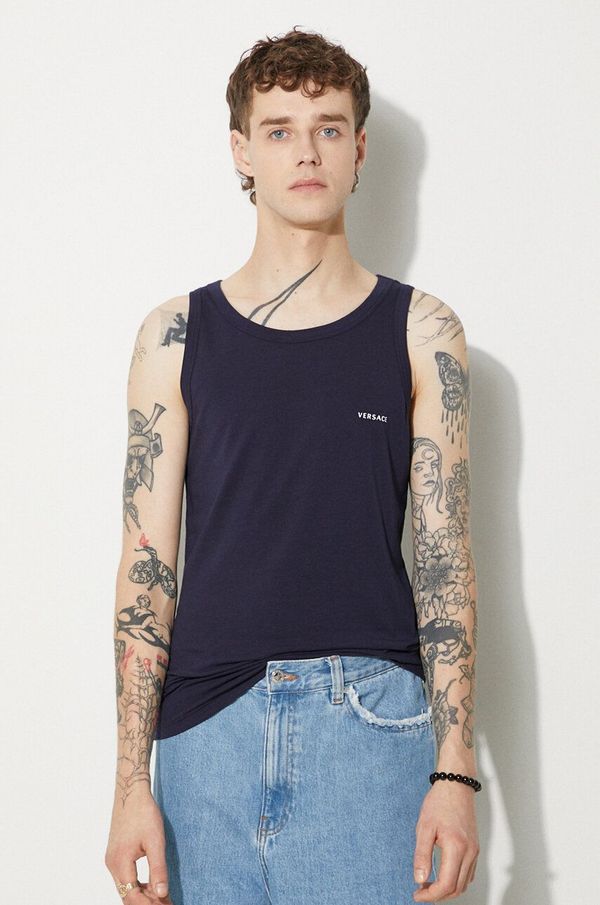 Versace Majica kratkih rukava Versace (2-pack) za muškarce, boja: bijela