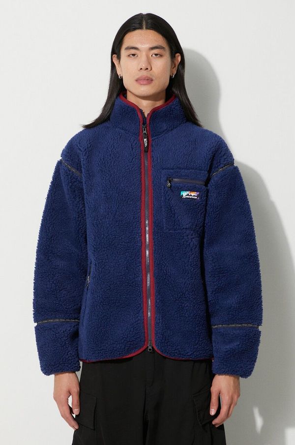 Manastash Dukserica Manastash Mt. Gorilla '23 Jacket za muškarce, boja: tamno plava, s uzorkom, 7923252014