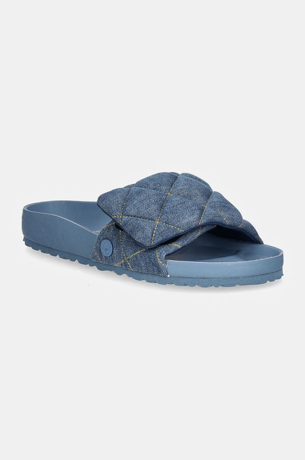 Birkenstock 1774 Natikače Birkenstock 1774 Sylt Stone Washed Denim za žene, 1028693
