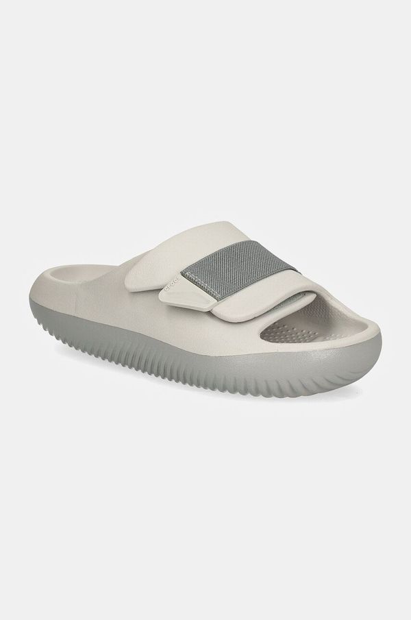 Crocs Natikače Crocs Mellow Luxe Recovery Slide boja: siva, 209413.1FT