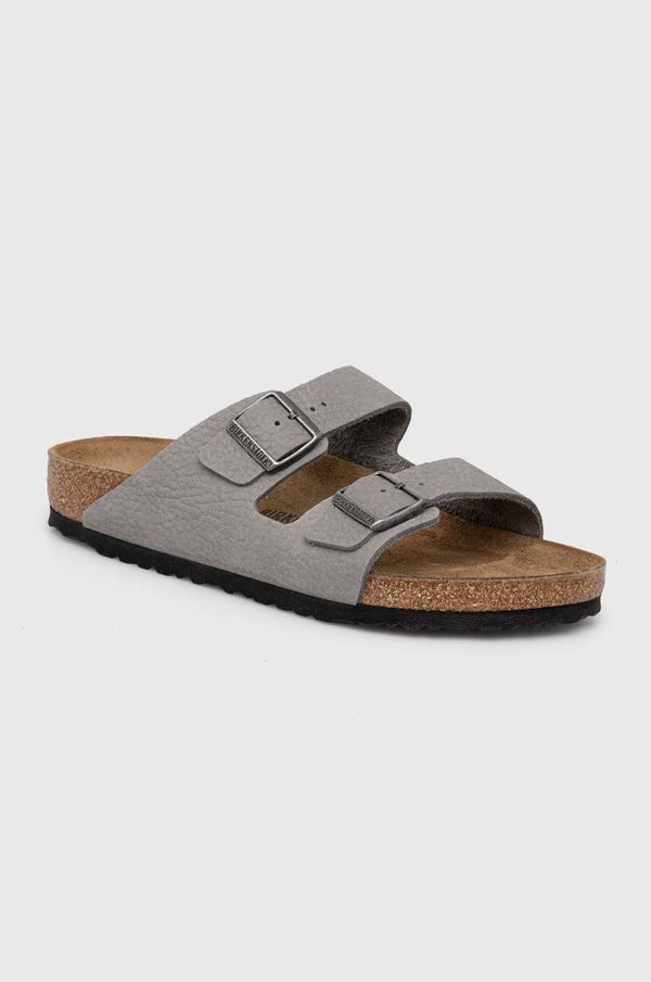 Birkenstock Natikače od brušene kože Birkenstock Arizona za muškarce, boja: siva, 1020752